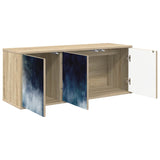 Wall-mounted TV Cabinet RAALTE 102 x 33 x 40 cm Sonoma Oak 8007155