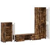 TV Cabinet Set FLORIN 3 pcs Smoked Oak Engineered Wood 3397959