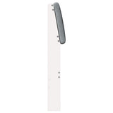 Upholstered Headboard Light Grey 75 cm Solid Pine Wood 879153