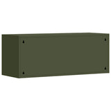 Wall Cabinet for Garage with Gas-lift Door Olive green 883275