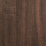 ZNTS Bathroom Wall Cabinet Brown Oak 100x25x30 cm Engineered Wood 860100