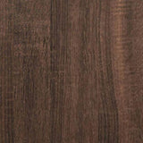 ZNTS Bathroom Wall Cabinet Brown Oak 100x25x30 cm Engineered Wood 860100