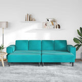 Living Room Couch 3 pcs Turquoise 3335130