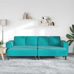 Sofa Set 3 pcs Turquoise Velvet 3335130