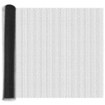 Hexagon Fence Grey 1.2 x 10 m Steel 42005497