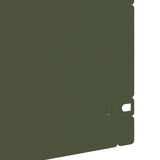 Lawn Edgings 20 pcs Olive Green 103 x 0.05 x 22 cm Steel 874817