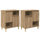 Sideboards 2 pcs Artisan Oak 60 x 35 x 70 cm Engineered Wood 3415572