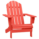 Garden Chair Red Solid fir wood Medium Ergonomic 315873