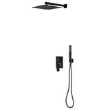 Shower System Stainless Steel 201 Black 147718
