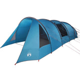 Tunnel Tent 6-Person with Roof Blue and Grey 890 x 470 x 220 cm 42004045