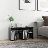 806331 Bed Cabinets 2 pcs Black 40x30x40 cm Engineered Wood