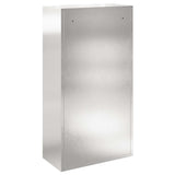 Parcel Drop Box Silver 44 x 22 x 82 cm Stainless Steel 874923