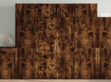 Storage Cabinet Smoked Oak 80x42.5x225 cm Engineered Wood 3281354