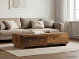 Coffee Table Old Wood 102 x 50.5 x 35 cm Engineered Wood 8011457