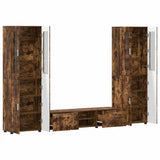 TV Cabinet Set FLORIN 3 pcs Smoked Oak Engineered Wood 3397999