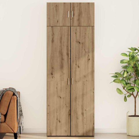 Storage Cabinet Artisan oak 80 x 42.5 x 225 cm Engineered wood 3394516