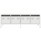 TV Cabinet White 135x39x43.5 cm Cold-rolled Steel 851309