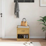 Hallway Bench SANDNES 45x40x50 cm Solid Wood Pine 4010446