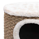 Cat House with Wooden Legs 41 cm Seagrass 170970