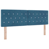 Headboard with Headboard Dark Blue 160 cm Faux Leather 42007097