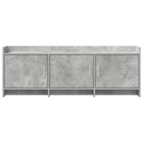 TV Cabinet 130 x 33 x 47 cm Concrete Grey Engineered Wood 8011198