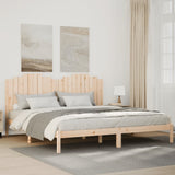 Extra Long Bed Frame without Mattress 200x210 cm Solid Wood 3309221
