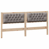 Headboard Other Brown and taupe 180 cm Solid pine wood 878997