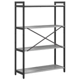 Bookshelf Grey sonoma 80 x 30 x 120 cm Engineered Wood 868422