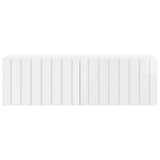 Wall-Mounted TV Cabinet High Gloss White 98 x 31 x 30 cm 898389