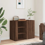 Wall Cabinet Brown Oak 75x35x60 cm Engineered Wood 848429