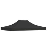 Party Tent Roof Black Oxford fabric with PVC coating Large 315373