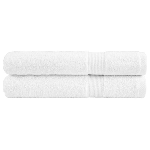 ZNTS Premium Sauna Towels SOLUND 2pcs White 80x200cm 600gsm 137136