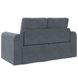 Sofa Bed Dark Grey 148 x 71 x 83 cm Velvet 4106685