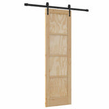 Sliding Door ORKDAL Brown 61 x 198.5 cm Solid Pine Wood 3333772
