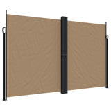 ZNTS Retractable Side Awning Taupe 200x1200 cm 4004859