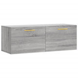 Wall Cabinet Grey Sonoma 100x36.5x35 cm Engineered Wood 830122