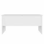 Coffee Table White 102x50.5x46.5 cm Engineered Wood 809719