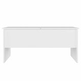 Coffee Table White 102x50.5x46.5 cm Engineered Wood 809719