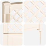 Trellis with Spike White 43 x 6 x 165 cm PP 42041740