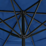 Garden Parasol with Aluminium Pole 600 cm Azure Blue 47377