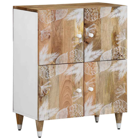 ZNTS Sideboard 60x33.5x75 cm Solid Wood Mango 4018690