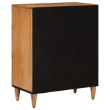 Sideboard Natural 60 x 33 x 75 cm Solid Mango Wood 4018263