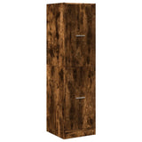 Apothecary Cabinet Smoked Oak 40x41x144.5 cm Engineered Wood 3309640