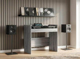 DJ Table Grey Sonoma 82 x 45 x 102 cm Engineered Wood 8006753