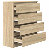 Sideboard Sonoma Oak 80x35x99 cm Engineered Wood 3328482