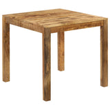 ZNTS Dining Table Solid Mango Wood 82x80x76 cm 246704