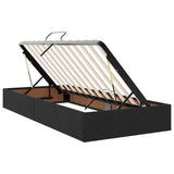 Storage Bed with Headboard Black 90 x 190 cm Velvet 3370125