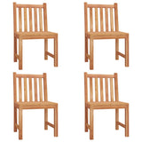 Garden Dining Set Teak Solid Teak Wood 5 Piece Set Durable 3157148