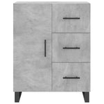 Highboard Concrete Grey 69.5x34x180 cm Engineered Wood 3189473