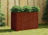 Planter 80x40x80 cm Corten Steel 824525